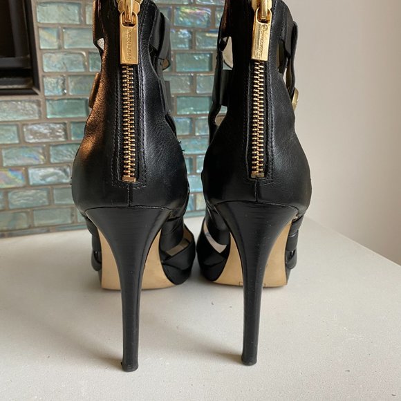 Michael Kors Black Strappy Heels - Picture 4 of 8